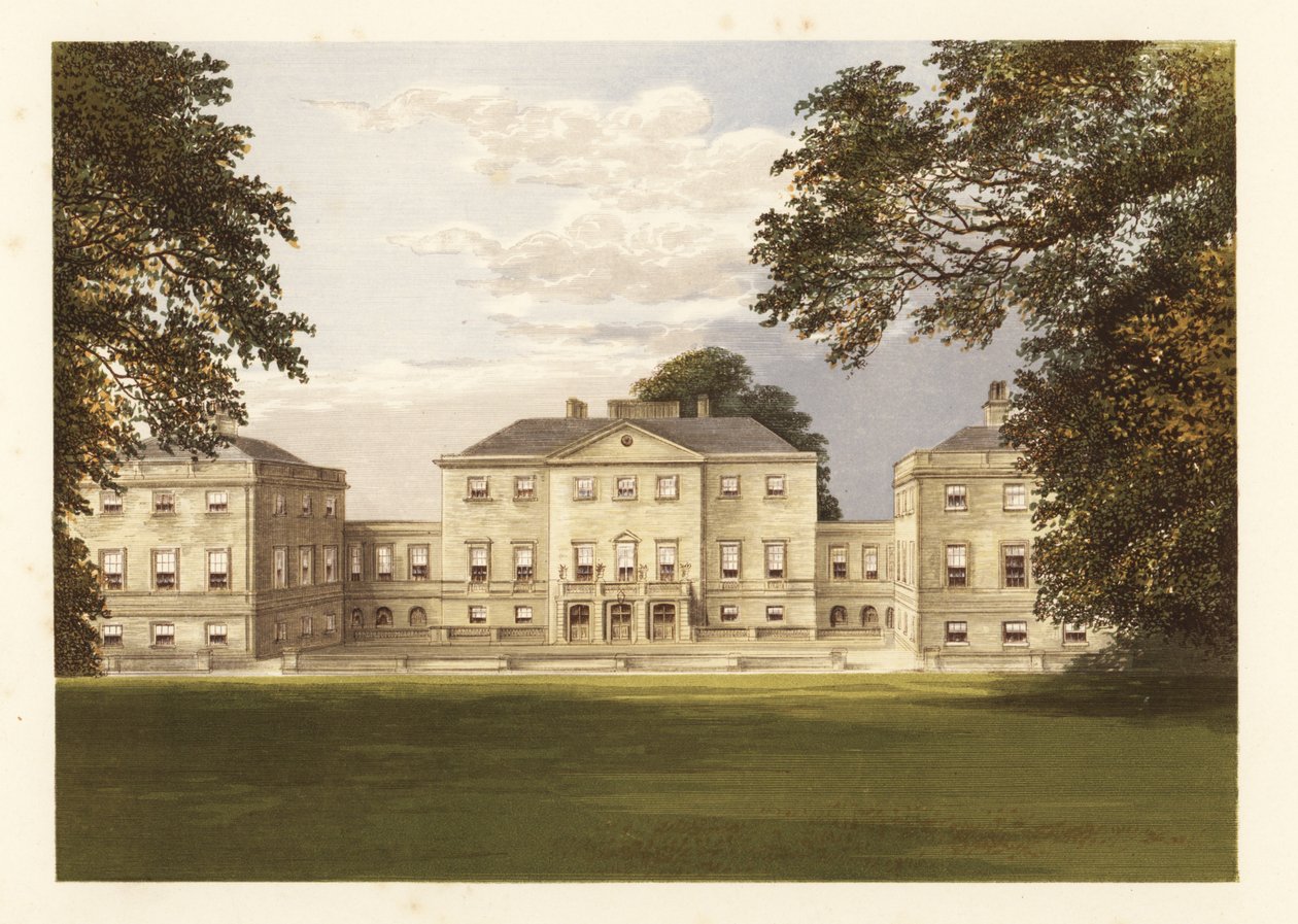 Nuneham Park, Berkshire, Anglia. ,1880 (metszet) alkotó: Alexander Francis (after) Lydon