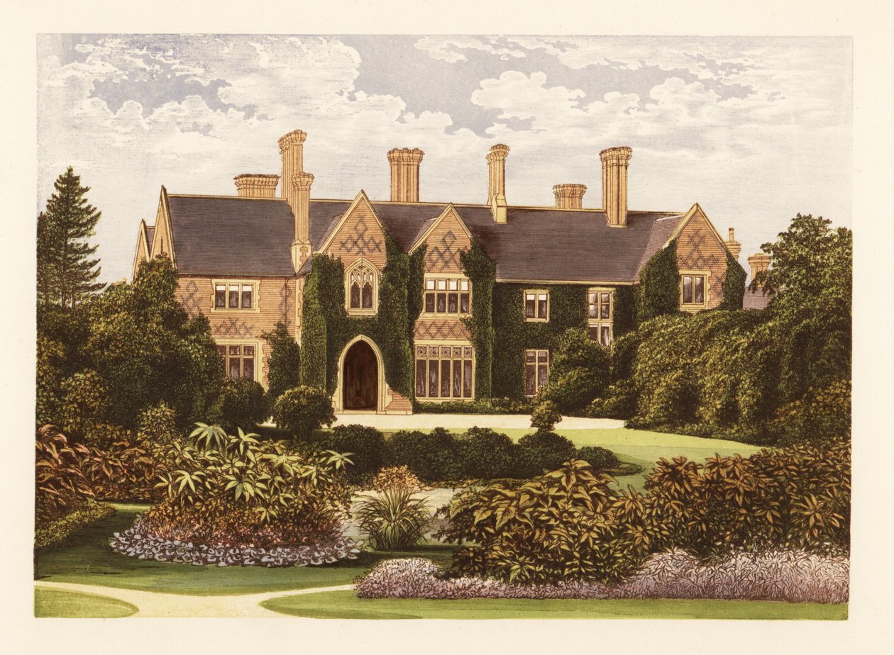 Oxley Manor, Staffordshire, Anglia. alkotó: Alexander Francis (after) Lydon
