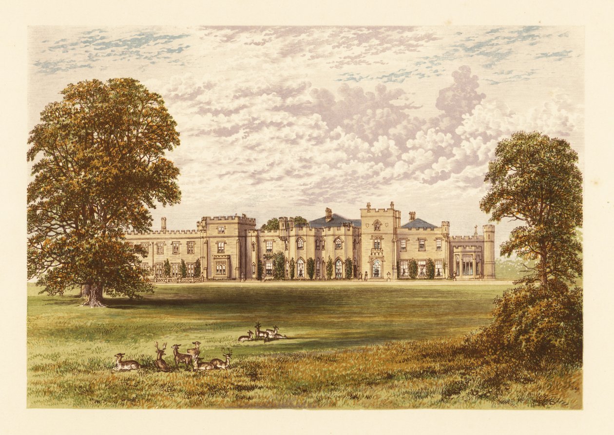 Panshanger Park, Hertfordshire, Anglia. alkotó: Alexander Francis (after) Lydon