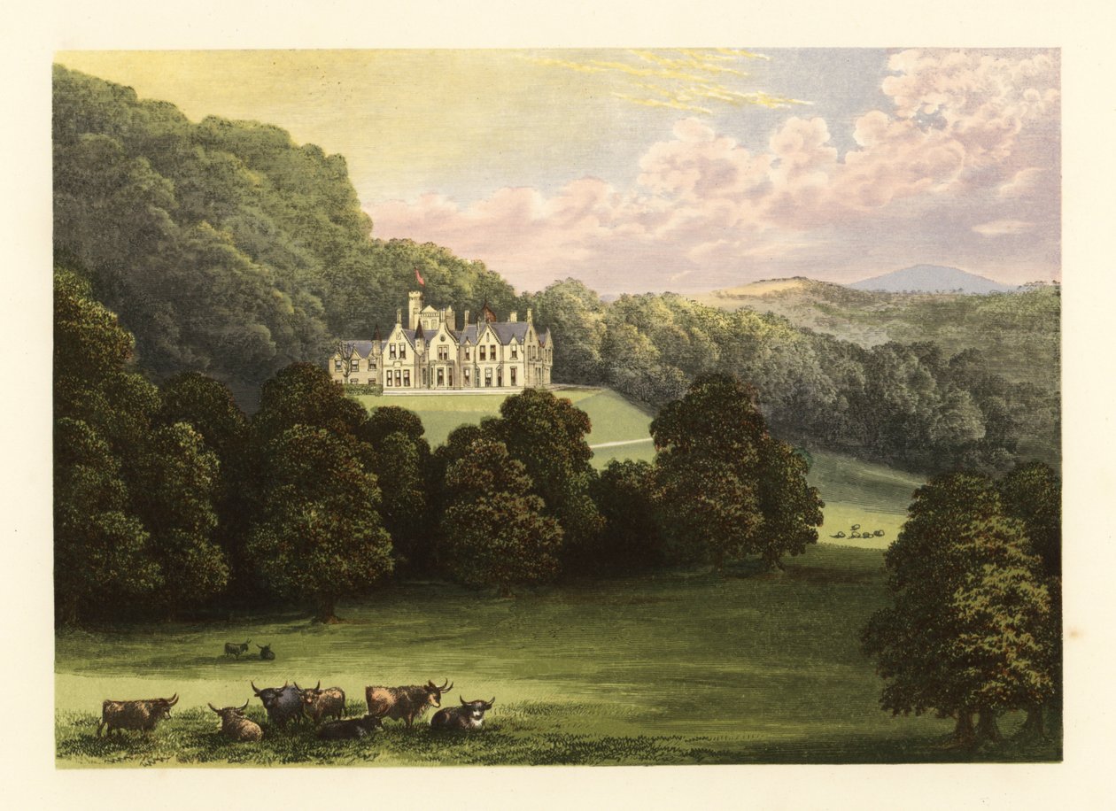 Philiphaugh, Selkirkshire, Skócia. alkotó: Alexander Francis (after) Lydon