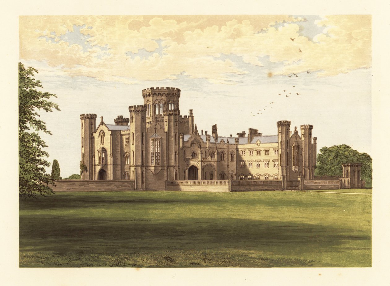 Studley kastély, Warwickshire, Anglia. alkotó: Alexander Francis (after) Lydon