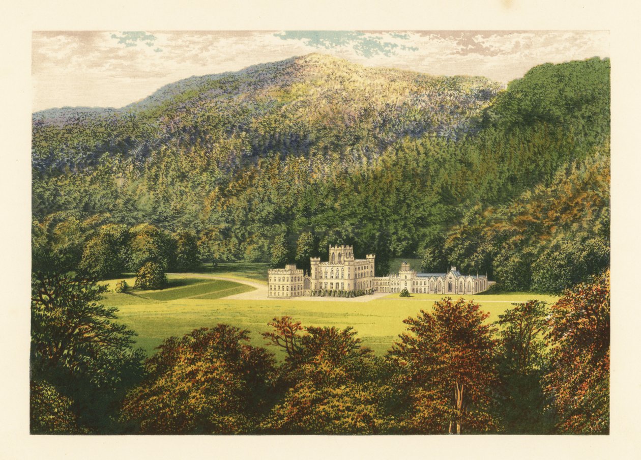 Taymouth kastély, Perthshire, Skócia. alkotó: Alexander Francis (after) Lydon