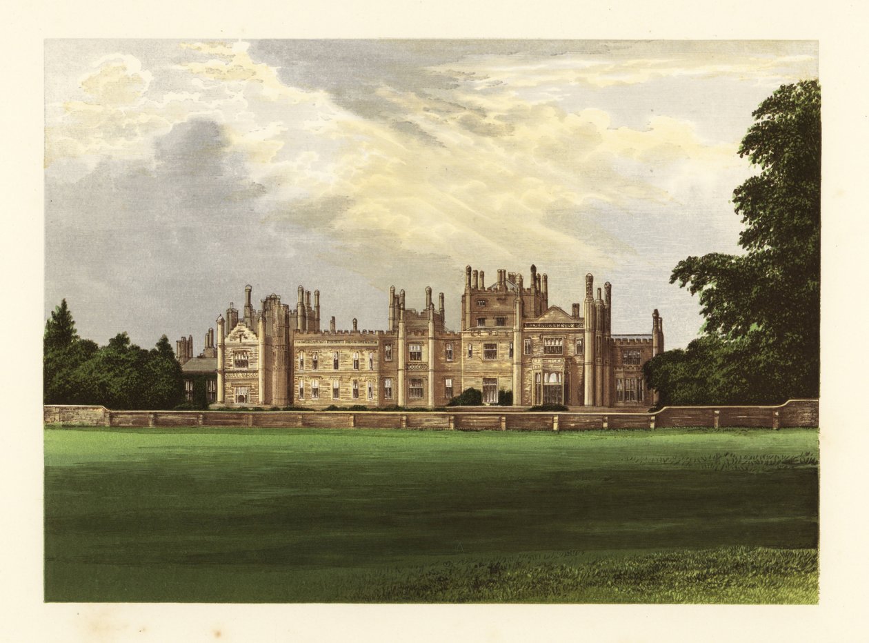 Tregothnan House, Cornwall, Anglia. alkotó: Alexander Francis (after) Lydon