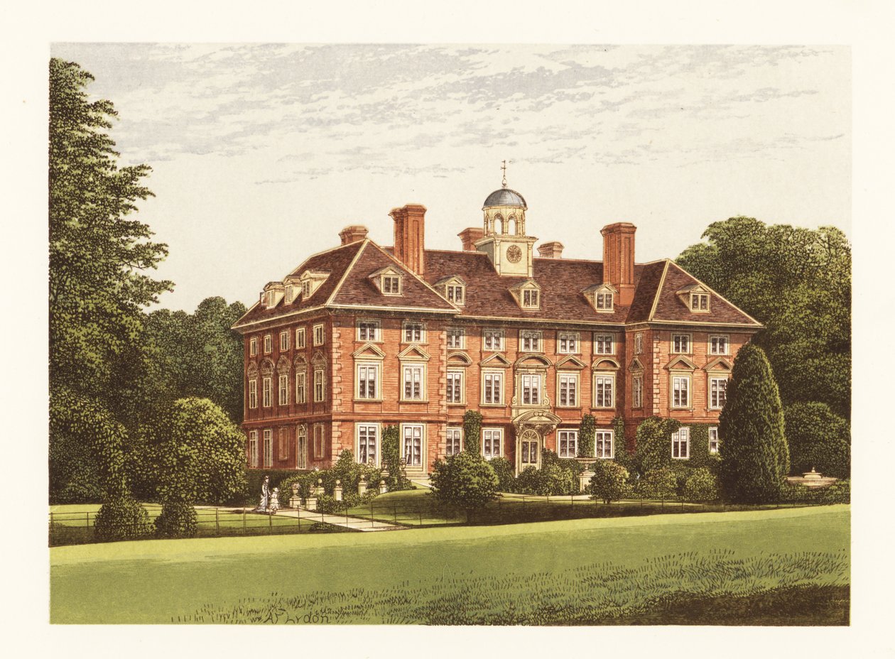 Tyttenhanger Park, Herefordshire, Anglia. alkotó: Alexander Francis (after) Lydon