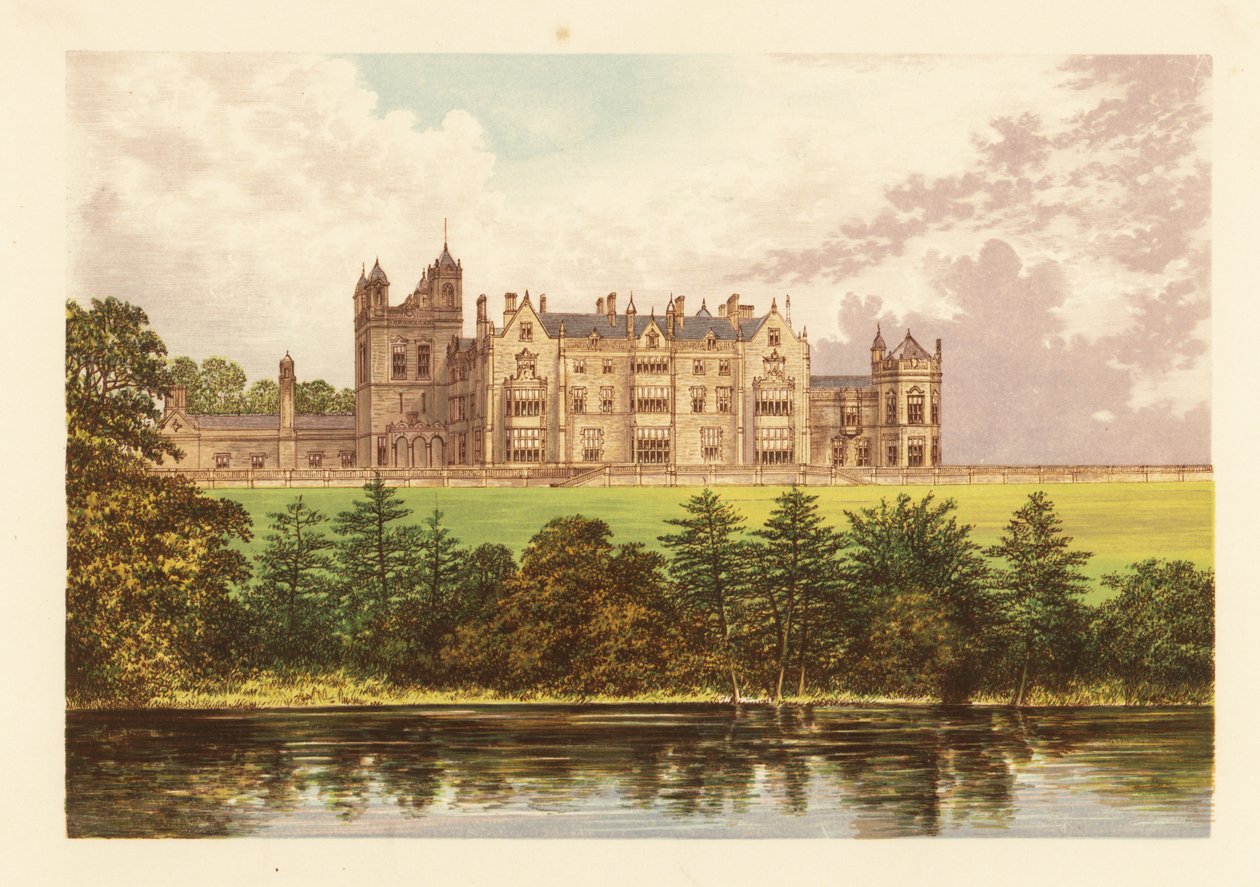 Worsley New Hall, Lancashire, Anglia. alkotó: Alexander Francis (after) Lydon