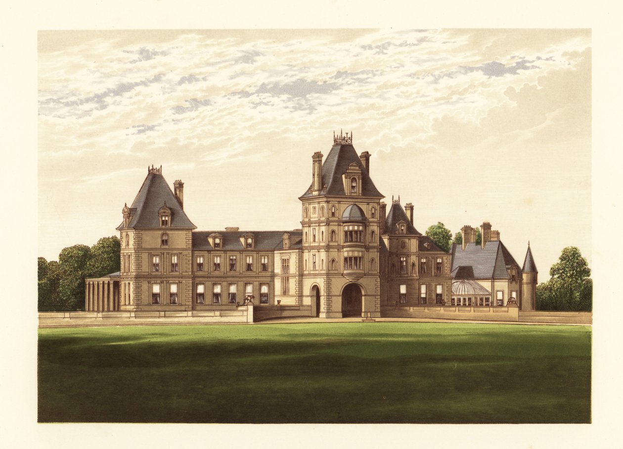 Wynnstay, Denbighshire, Wales. alkotó: Alexander Francis (after) Lydon