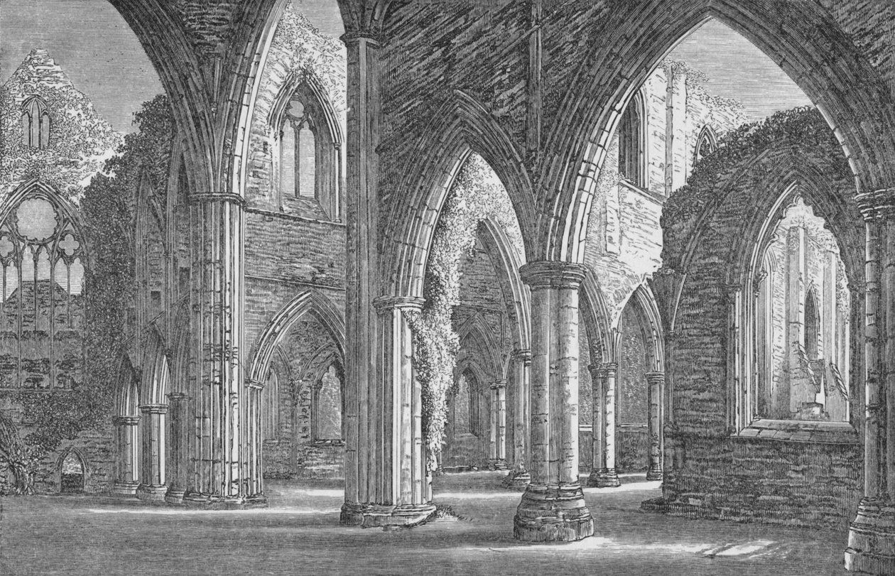 South Transeptből, Tintern Abbeyből, 1885, 1897 alkotó: Alexander Francis Lydon