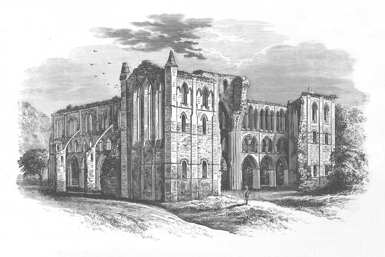 Északról, Rievaulx apátság, 1880, 1897 alkotó: Alexander Francis Lydon