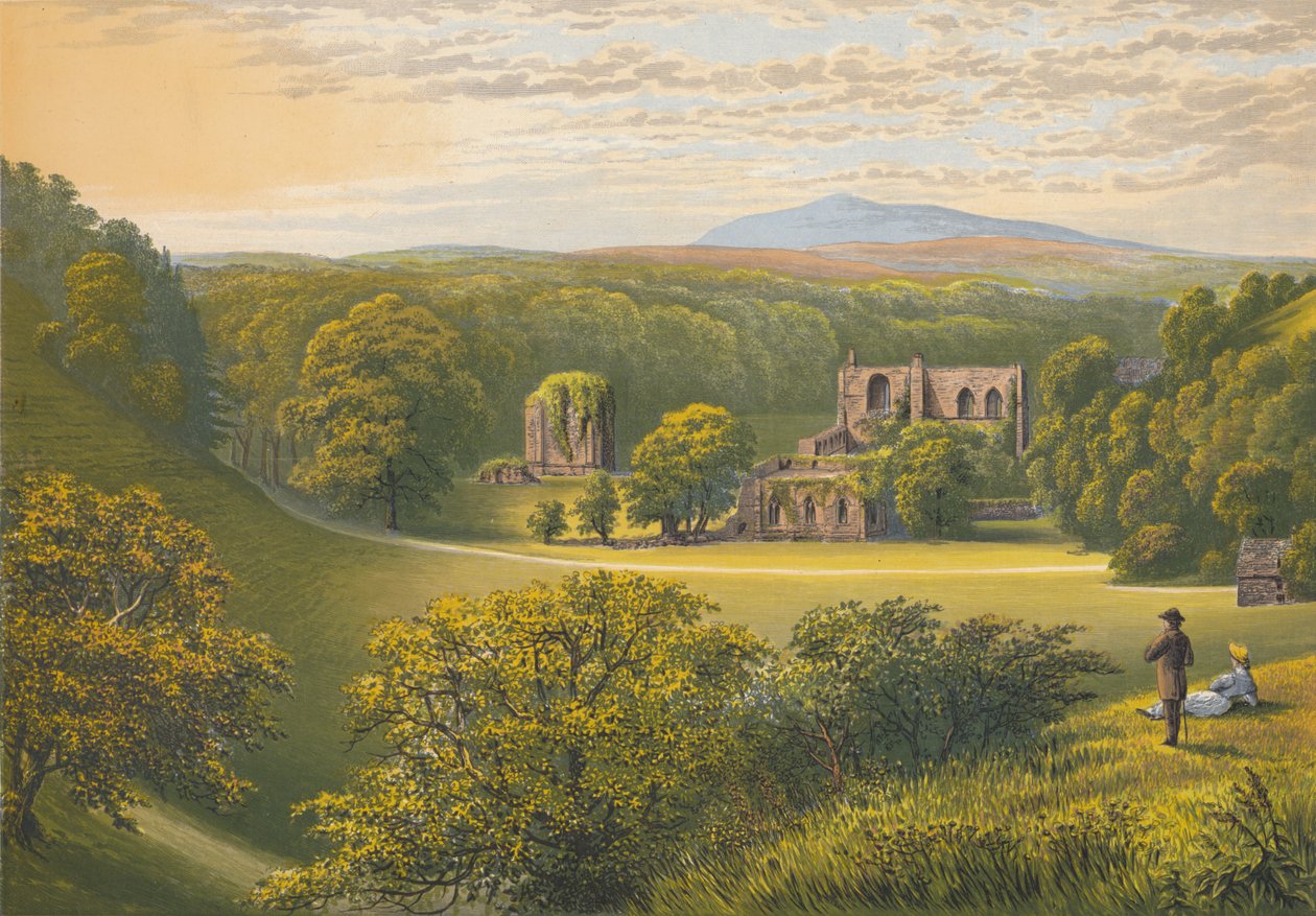 Furness Abbey, 1880, 1897 alkotó: Alexander Francis Lydon