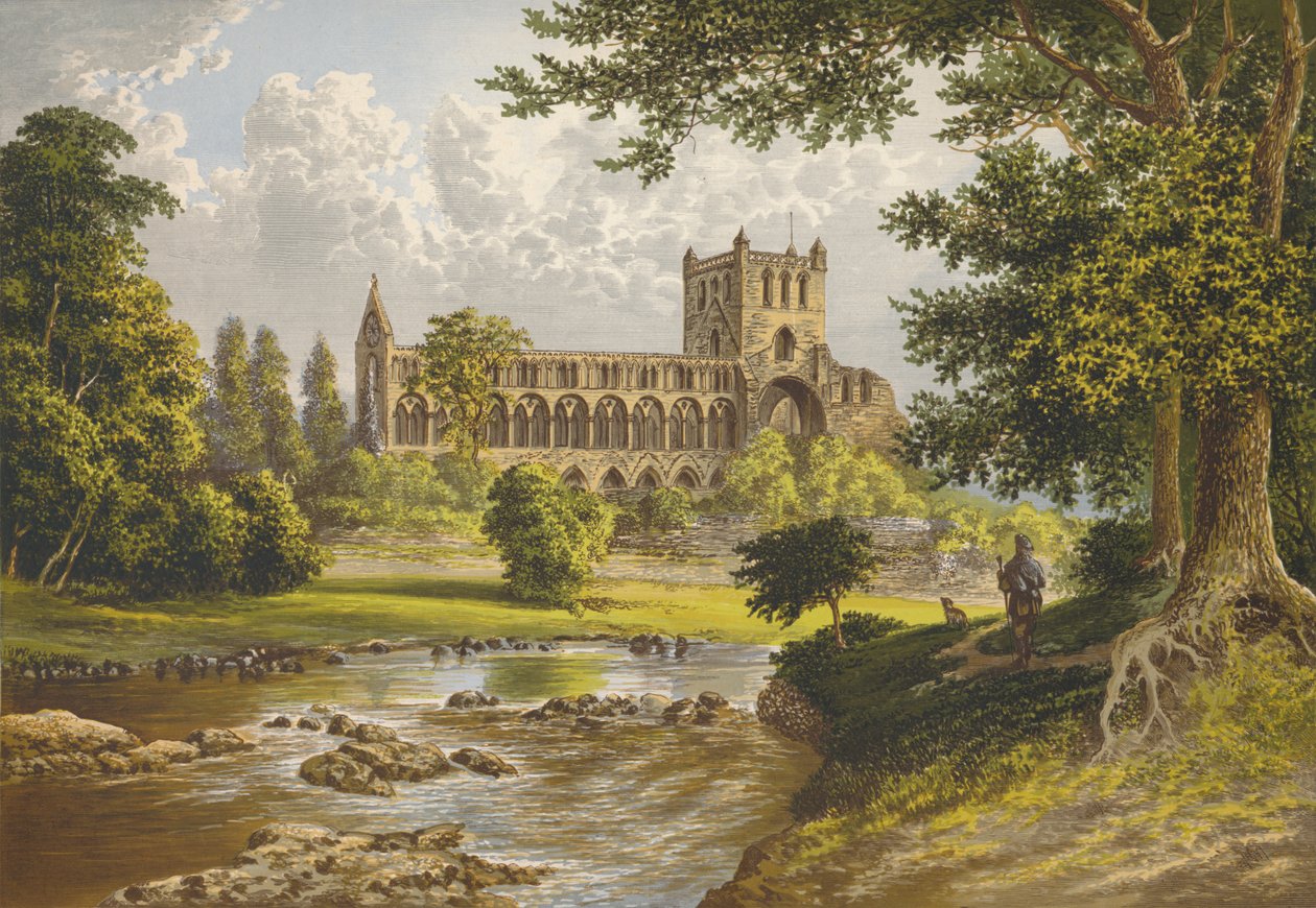 Jedburgh-i apátság, 1882, 1897 alkotó: Alexander Francis Lydon