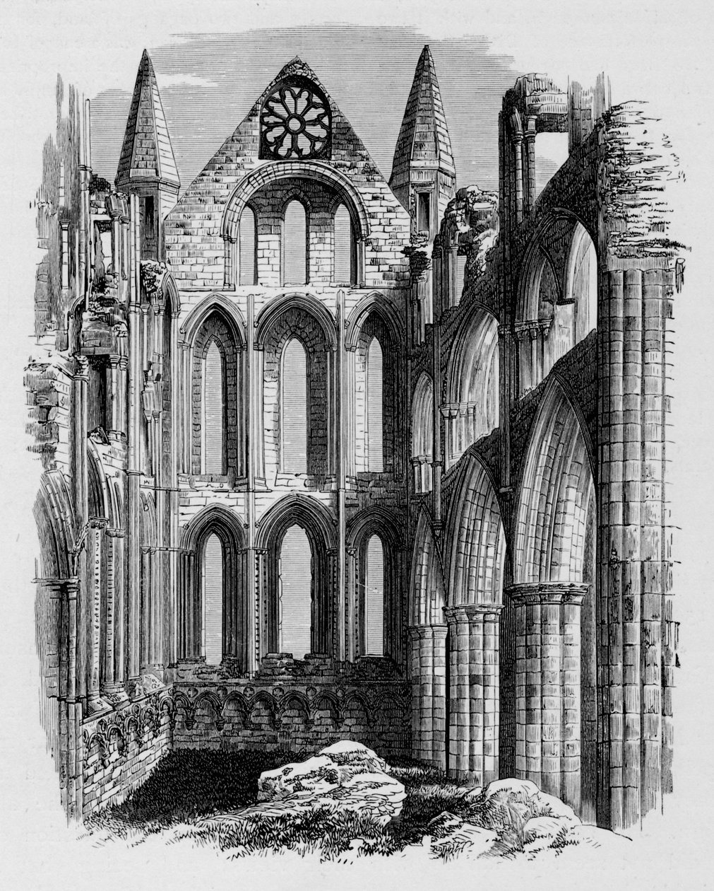 North Transept, Whitby Abbey, 1880, 1897 alkotó: Alexander Francis Lydon