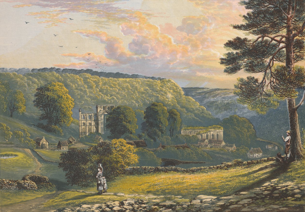 Rievaulx apátság, 1880, 1897 alkotó: Alexander Francis Lydon