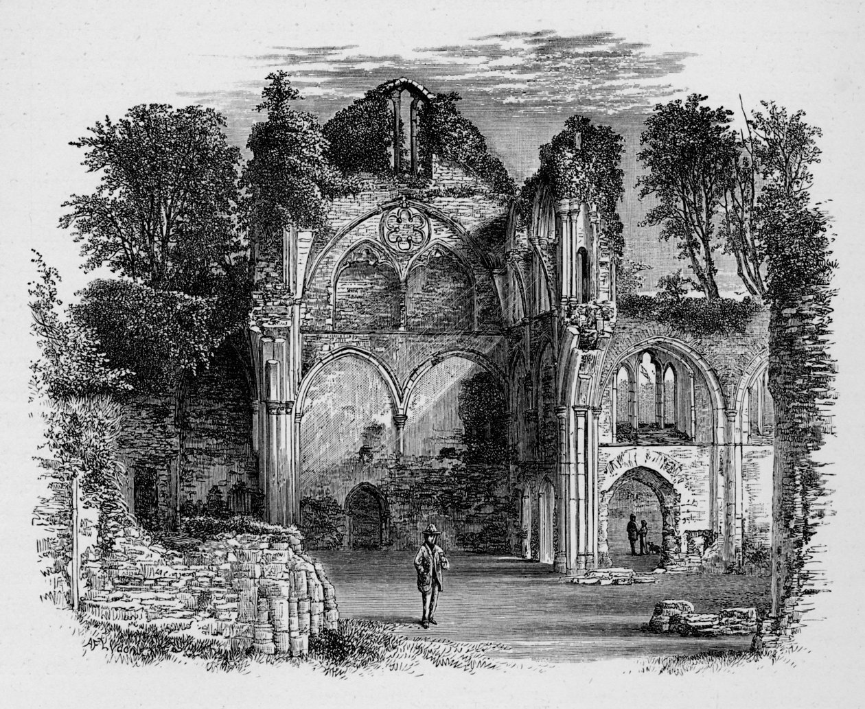 South Transept, Netley Abbey, 1880, 1897 alkotó: Alexander Francis Lydon