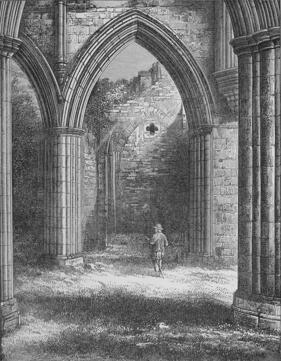Vestry, Rievaulx Abbey, 1880, 1897 alkotó: Alexander Francis Lydon