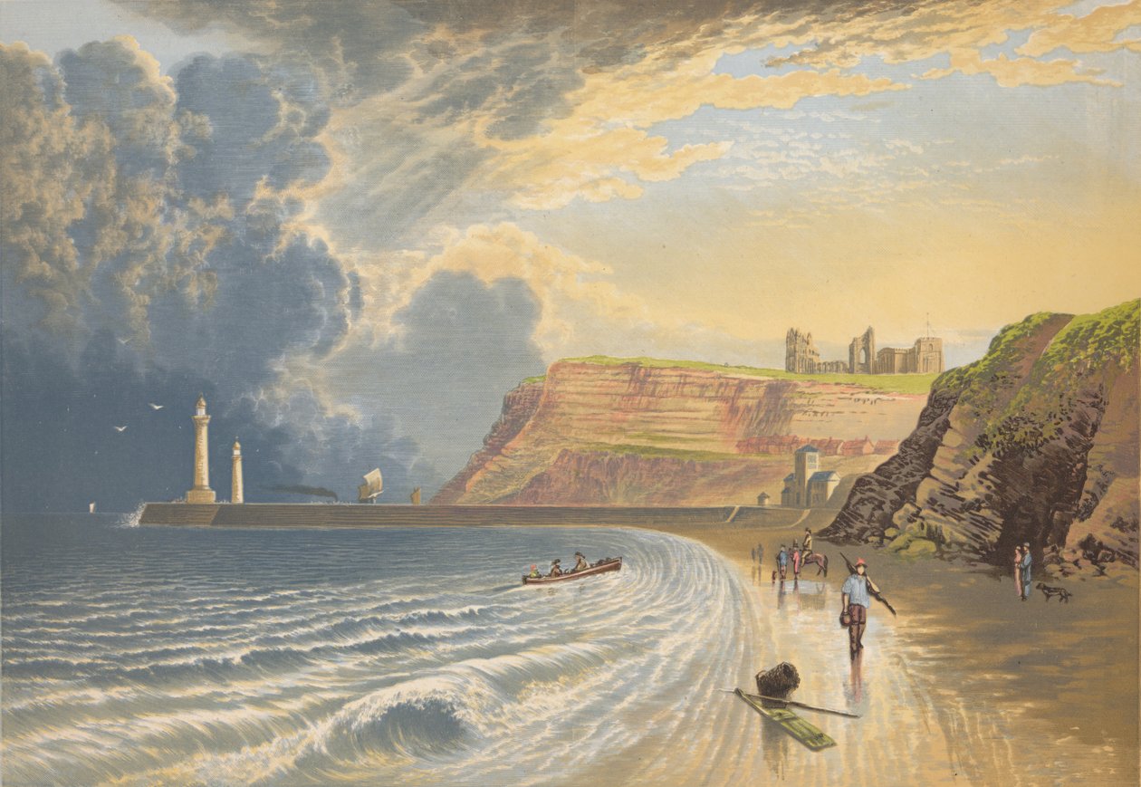 Whitby Abbey, 1880, 1897 alkotó: Alexander Francis Lydon