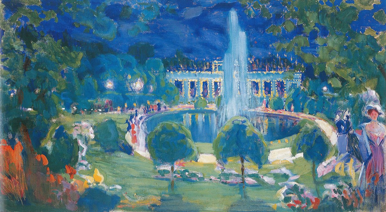 Szökőkutak, c. 1908. alkotó: Alexander Fyodorovich Gaush