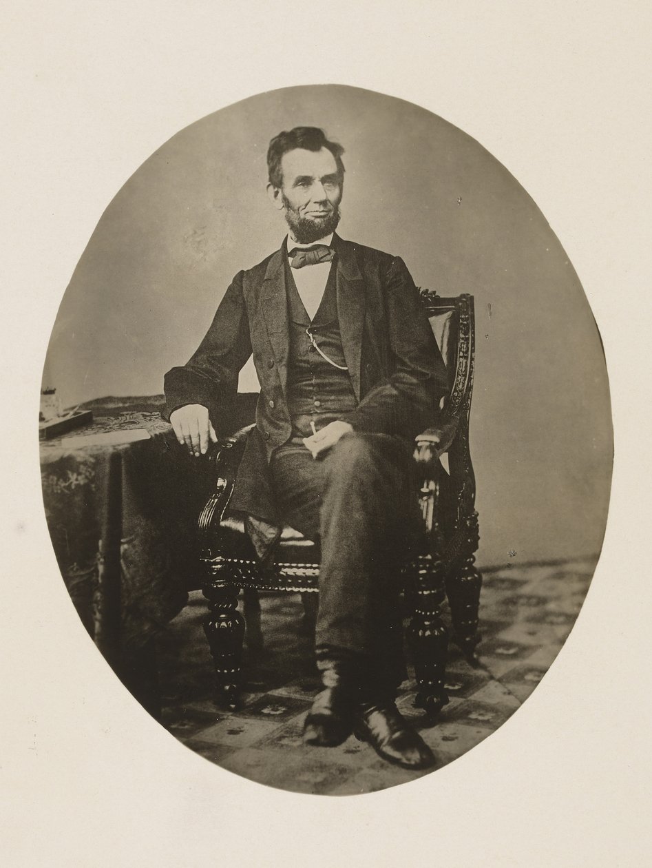 Abraham Lincoln 1863-ban alkotó: Alexander Gardner