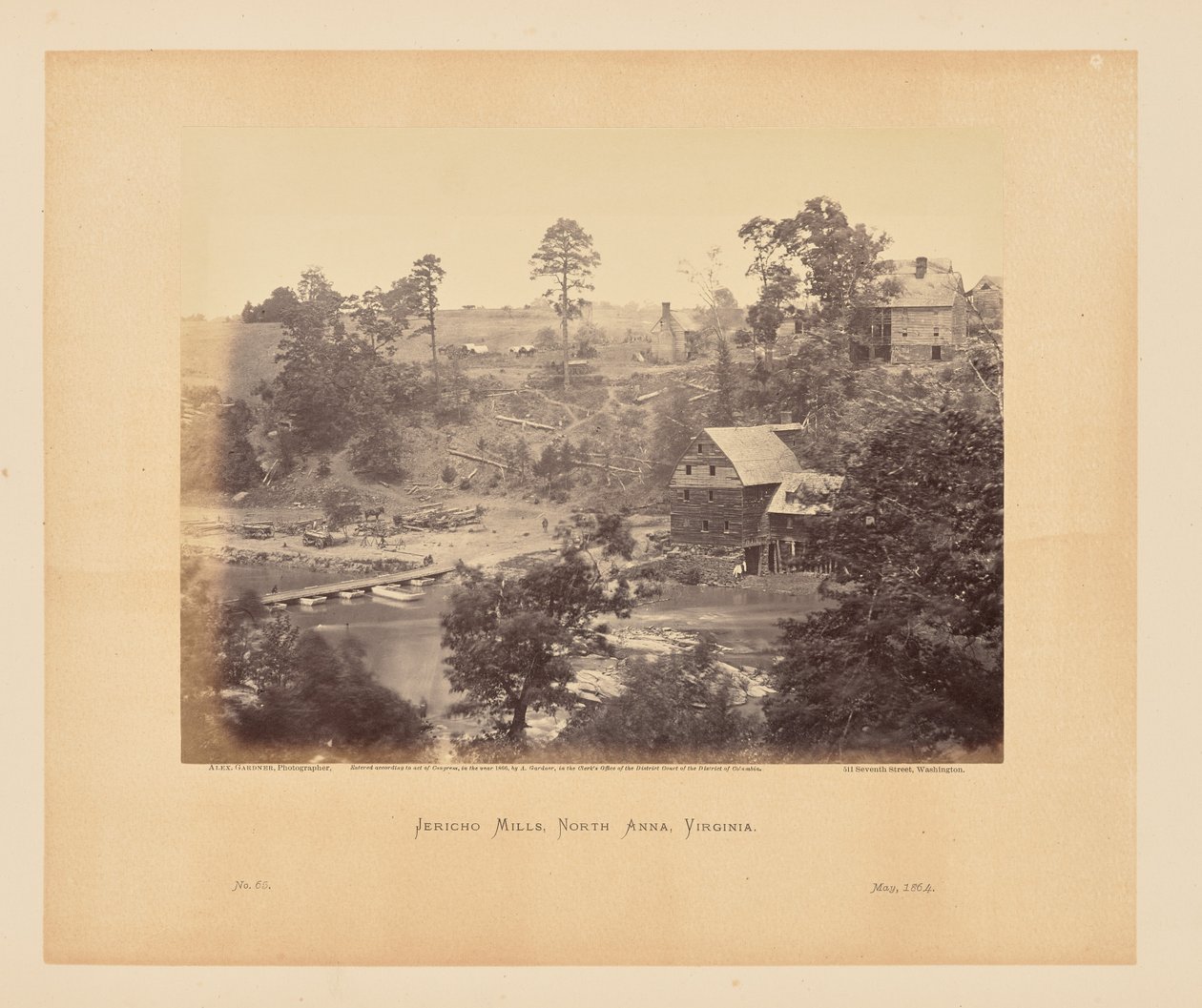 Jericho Mills, Észak-Anna, Virginia alkotó: Alexander Gardner