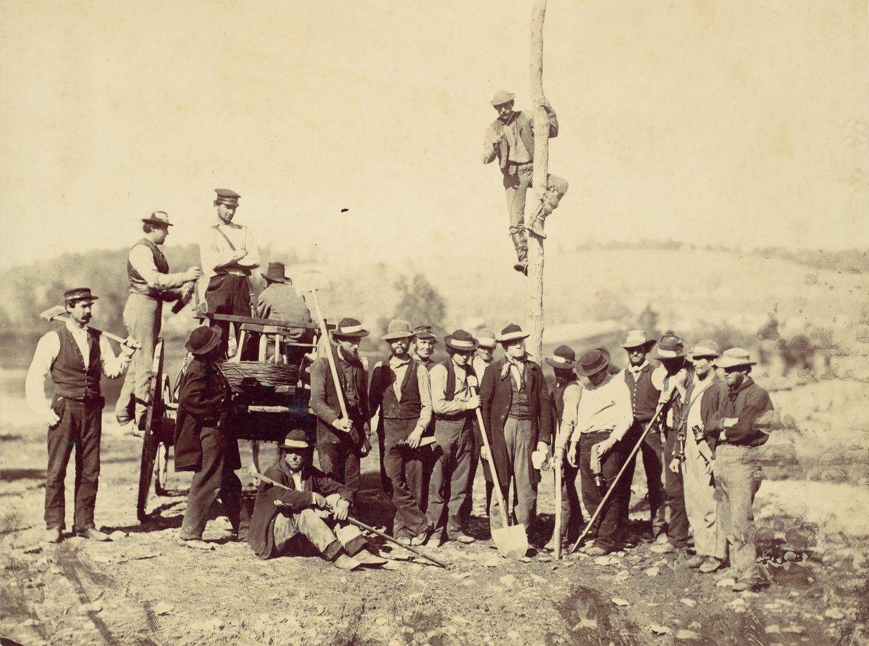 Katonai Távirati Hadtest, Potomac hadserege, Berlin, 1862. október, 1862. alkotó: Alexander Gardner