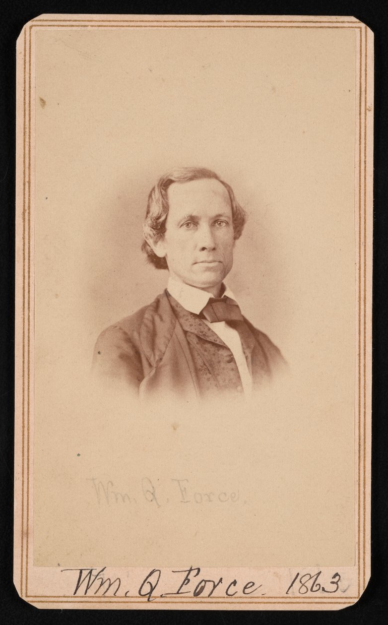 William Quereau Force portréja 1820-1880, 1863 június. alkotó: Alexander Gardner