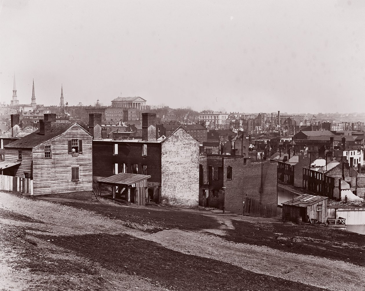 Richmond az evakuálás után, 1865. alkotó: Alexander Gardner