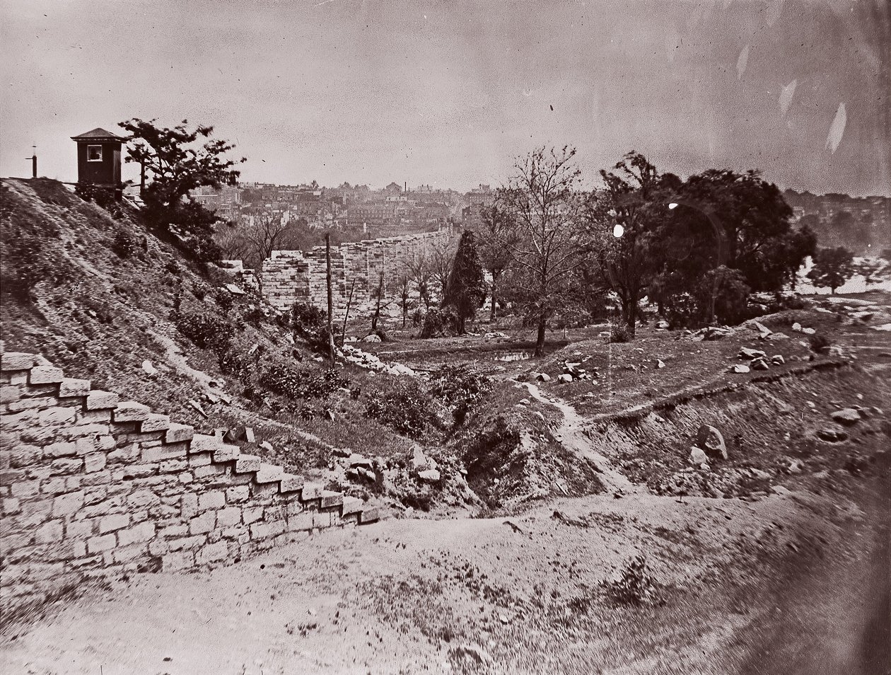 Az R&P Railroad Bridge romjai, Richmond, kb. 1865. alkotó: Alexander Gardner