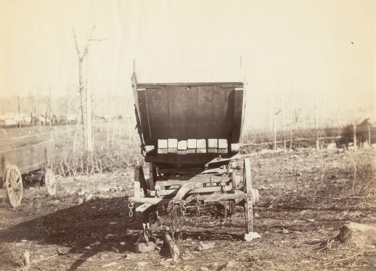 Untitled, [Field Telegraph Battery Wagon] alkotó: Alexander Gardner