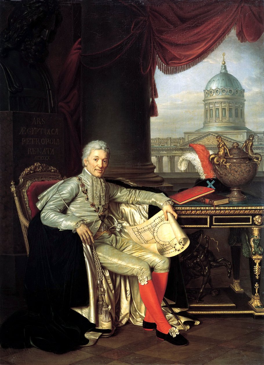 Sándor Szergejevics Sztroganov herceg udvari tanácsos, 1782-1843, 1814. alkotó: Alexander Grigoryevich Varnek