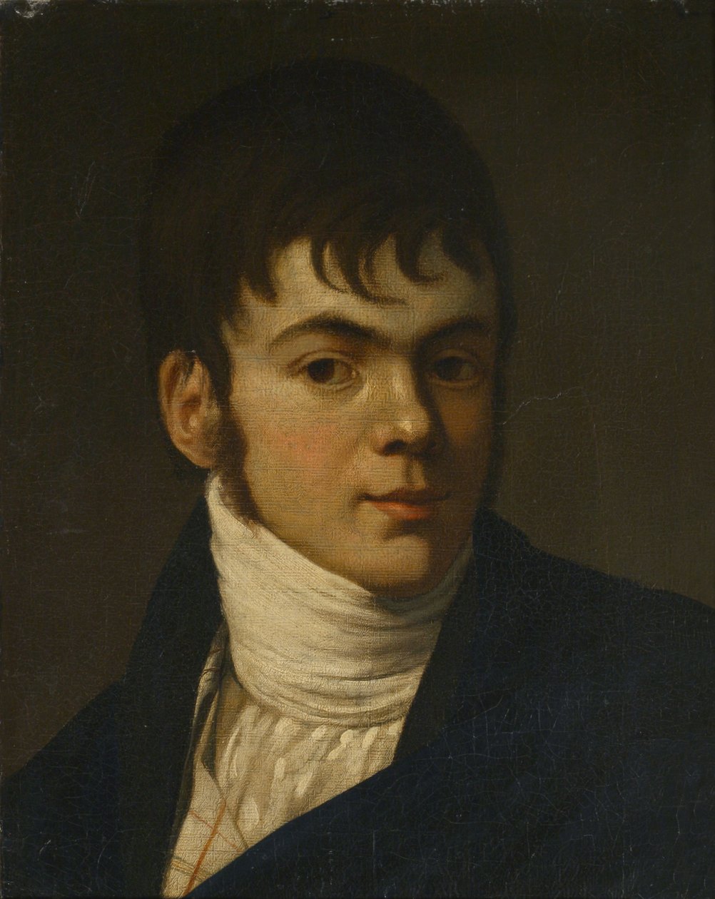 Alekszandr Krisztoforovics Vosztokov portréja 1781-1864, 1803-1804 alkotó: Alexander Grigoryevich Varnek