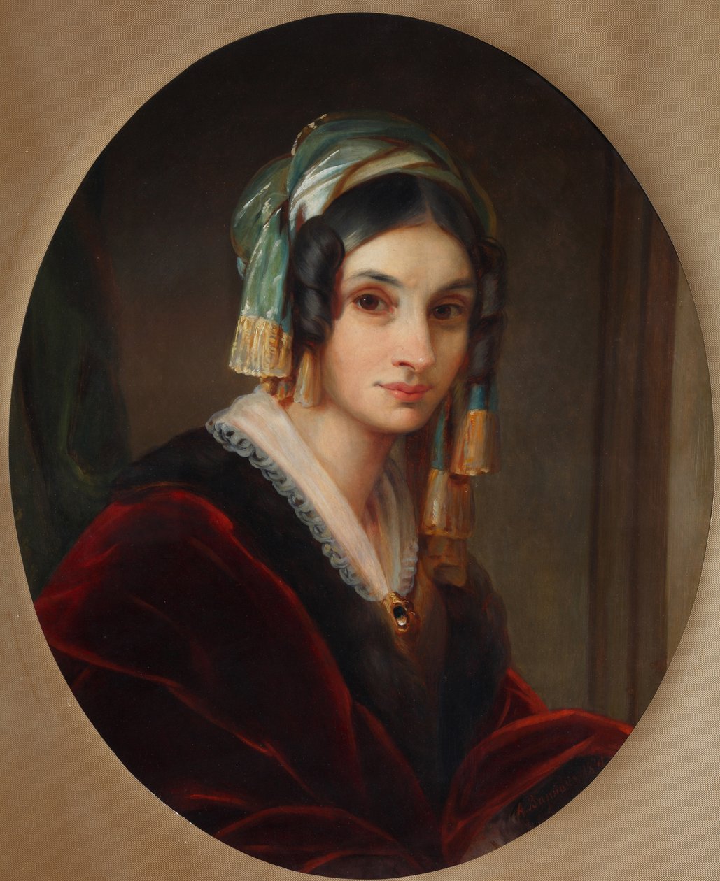 Alexandra Smirnova-Rosset portréja 1809-1882, 1841 alkotó: Alexander Grigoryevich Varnek