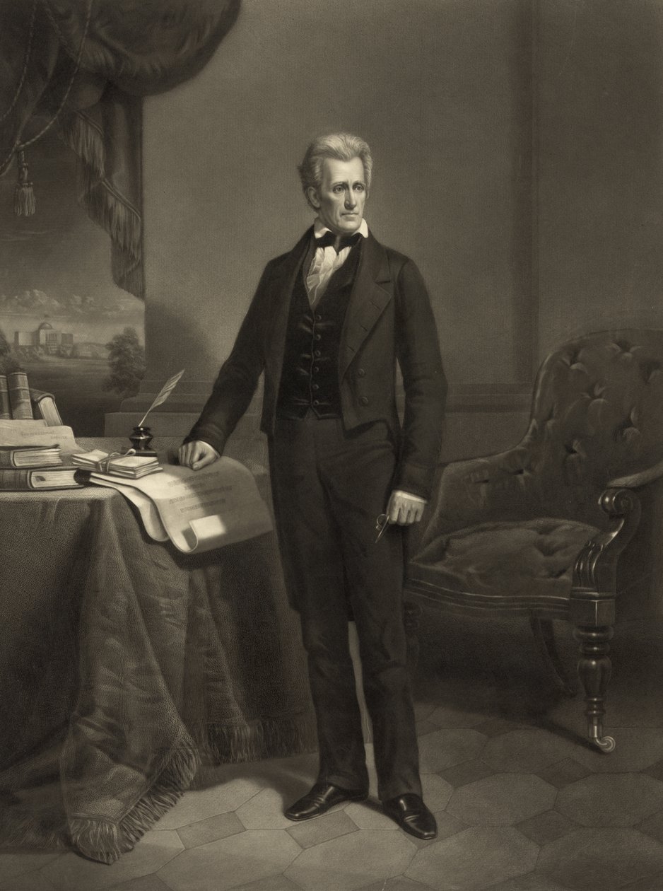 Jackson elnök, 1860 körül alkotó: Alexander Hay Ritchie