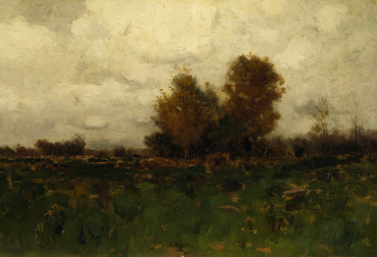 Ősz Arkville-ben (olaj, vászon) alkotó: Alexander Helwig Wyant