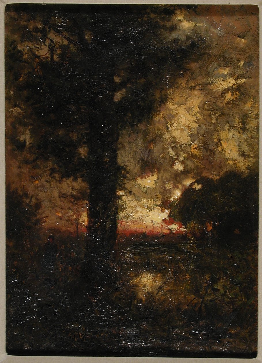 Táj alakkal, 1890 körül alkotó: Alexander Helwig Wyant