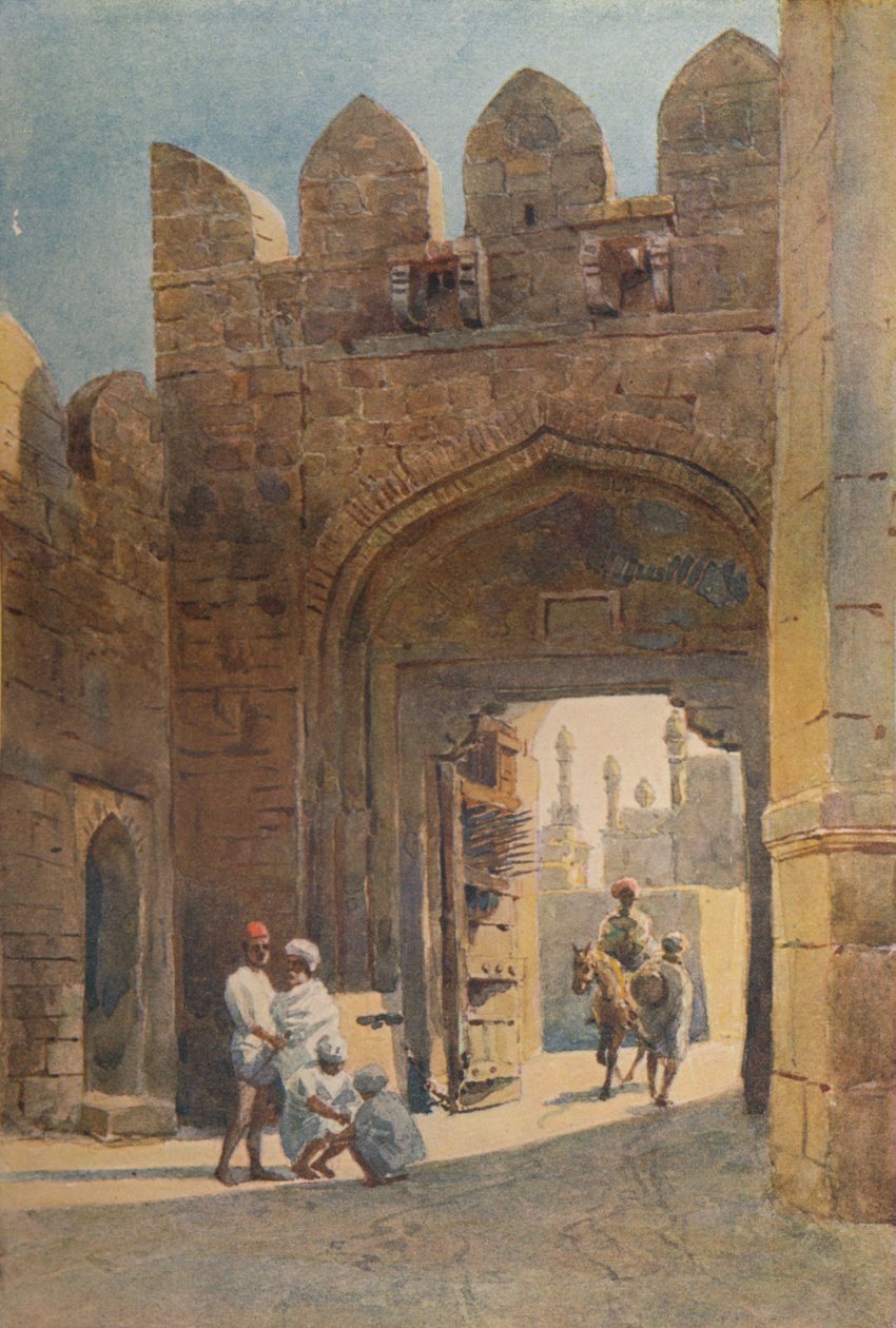 A Shahpur-kapu, Bijapur, 1880, 1905. alkotó: Alexander Henry Hallam Murray
