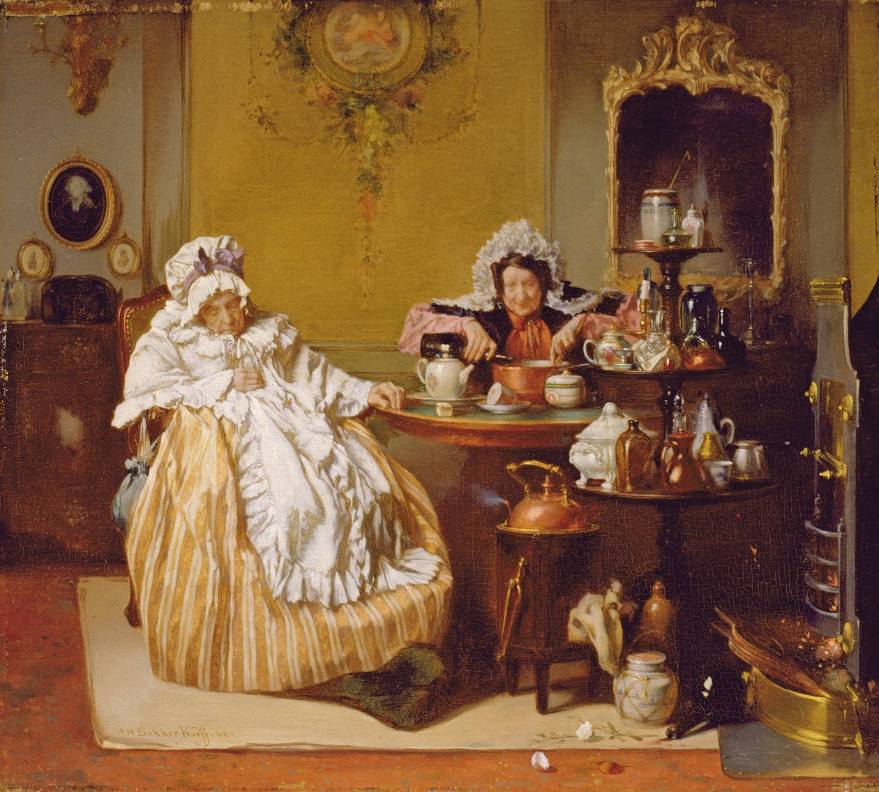 Uzsonna, 1866 alkotó: Alexander Hugo Bakker Korff