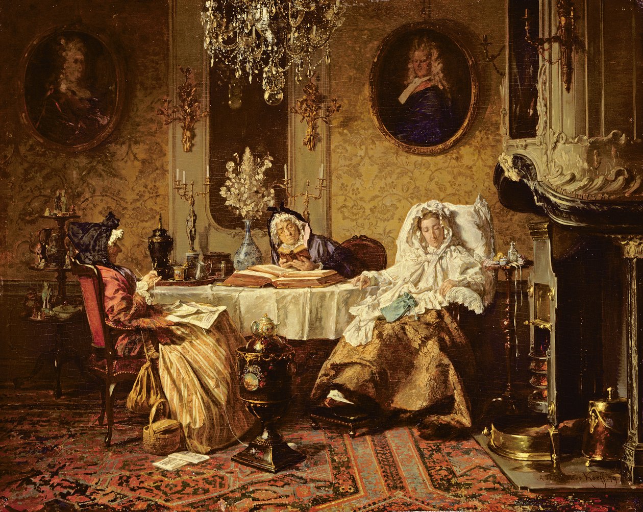 A Biblia olvasása, 1879 alkotó: Alexander Hugo Bakker Korff