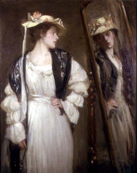 The Looking Glass (olaj, vászon) alkotó: Alexander Ignatius Roche