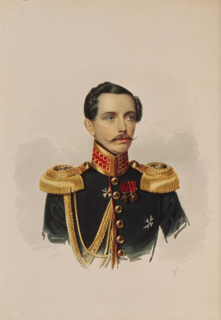 Mihail Vasziljevics Pashkov portréja 1802-1863, 1838 alkotó: Alexander Ivanovich Klünder