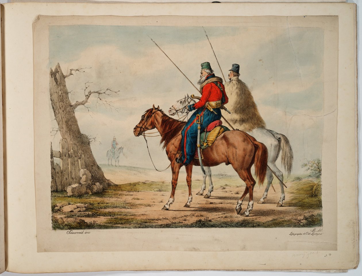 kozákok, 1815-1819 alkotó: Alexander Ivanovich Sauerweid
