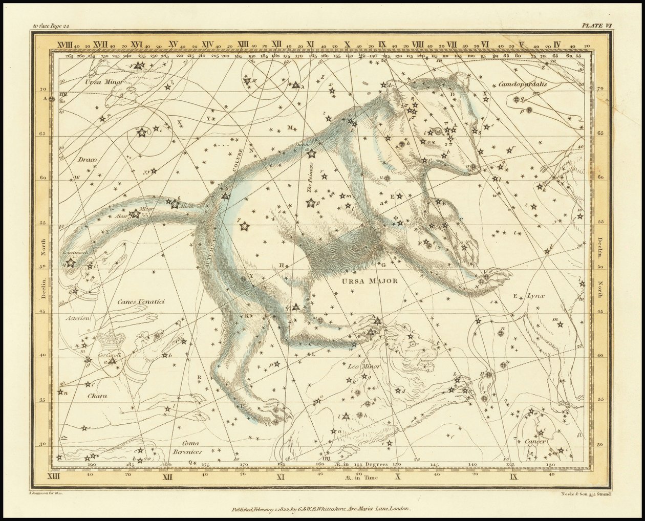 1822 - Alexander Jamieson - Ursa Major - Nagy Medve alkotó: Alexander Jamieson
