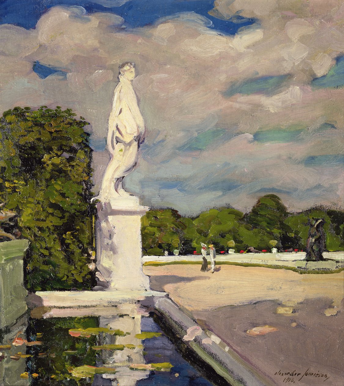 A teraszon, Versailles alkotó: Alexander Jamieson