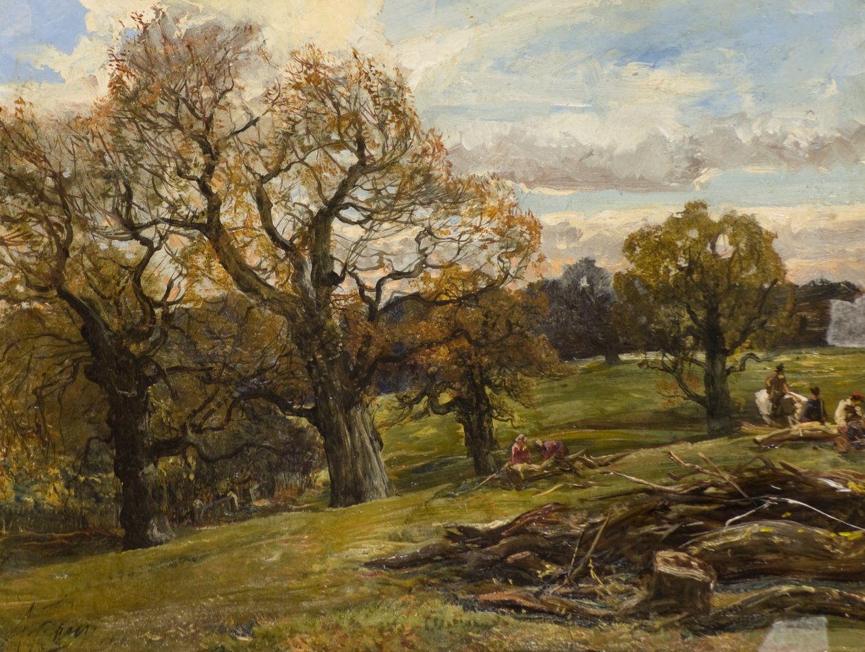 Cadzow-erdő, 1860 körül (olaj, vászon) alkotó: Alexander Jnr. Fraser