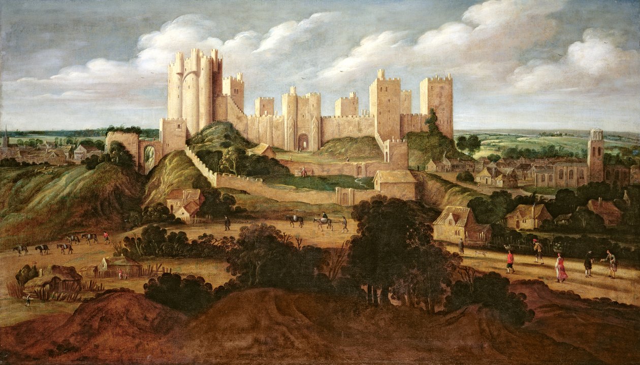 Pontefract kastély, 1620-40 körül alkotó: Alexander Keirincx