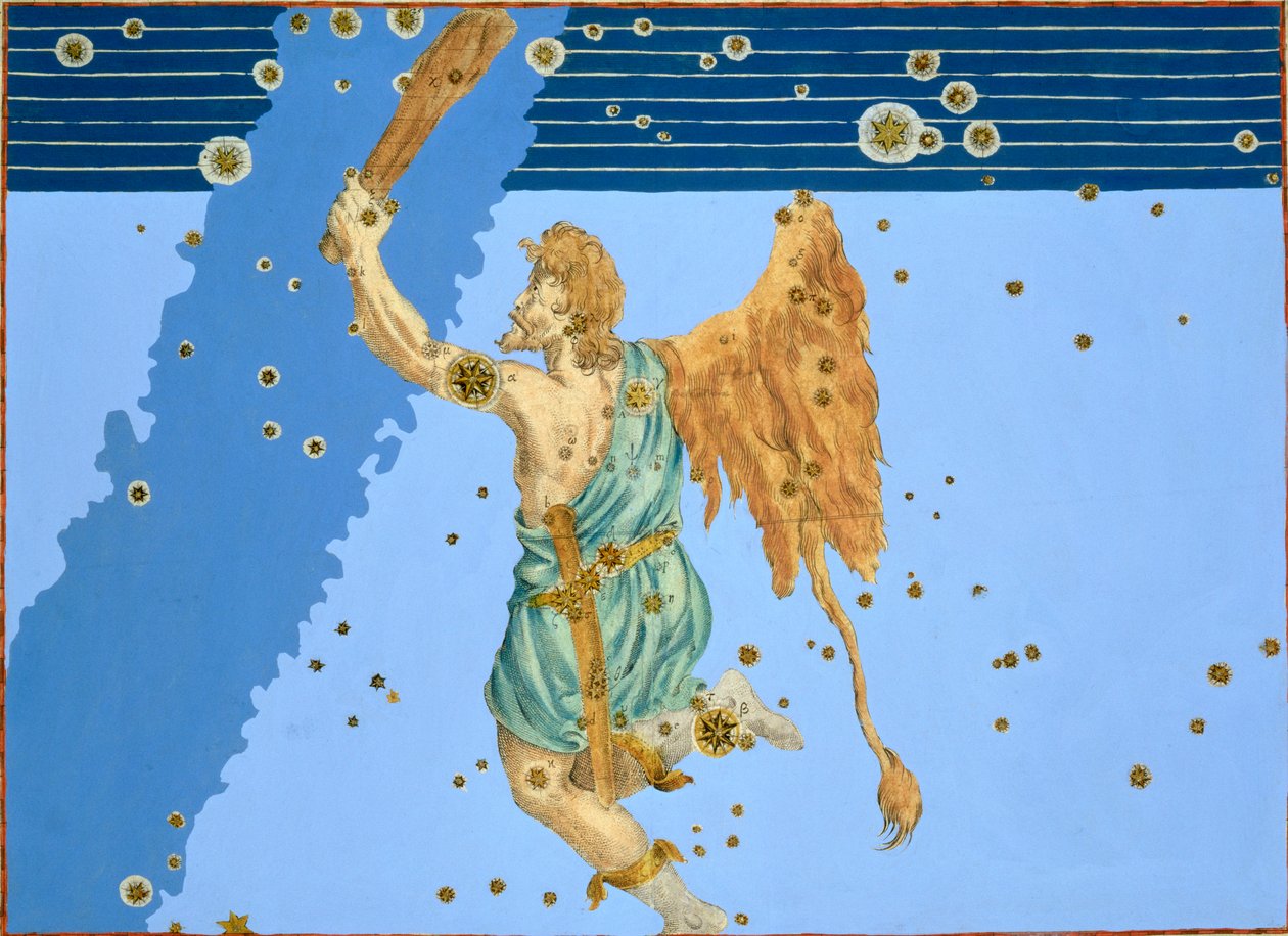 Orion csillagkép, 1603 alkotó: Alexander Mair