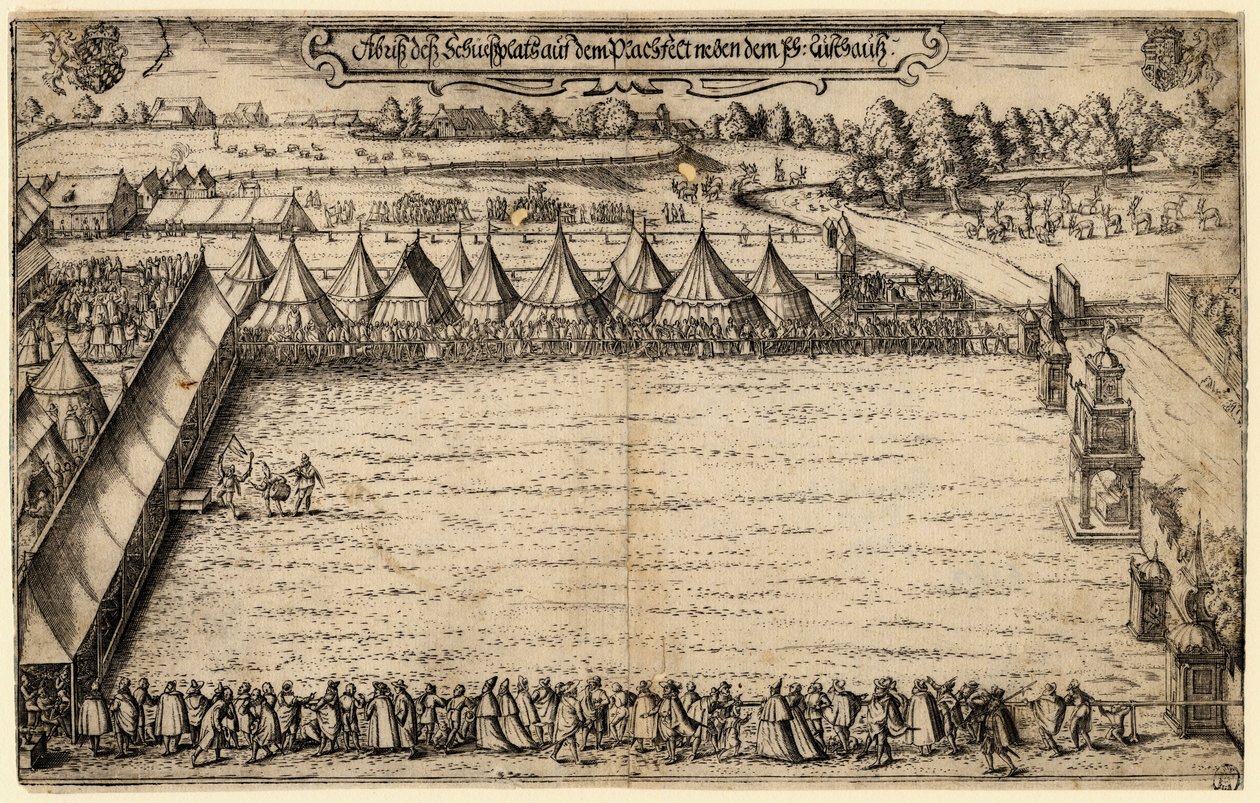 A számszeríjászok Münchenben, 1599 alkotó: Alexander Mair