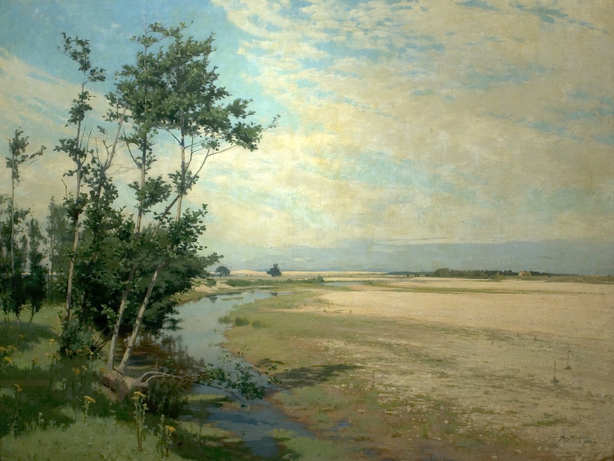 Findhorn Backwater, Moray Firth, Skócia, 1886 alkotó: Alexander Mann