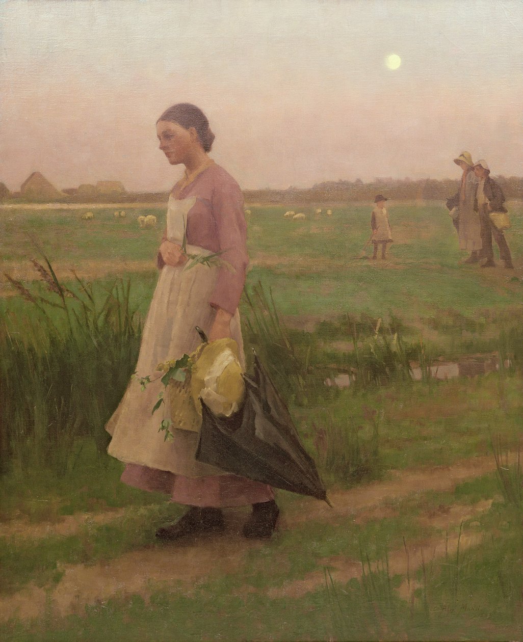 A komlószedők visszatérése, 1883 alkotó: Alexander Mann