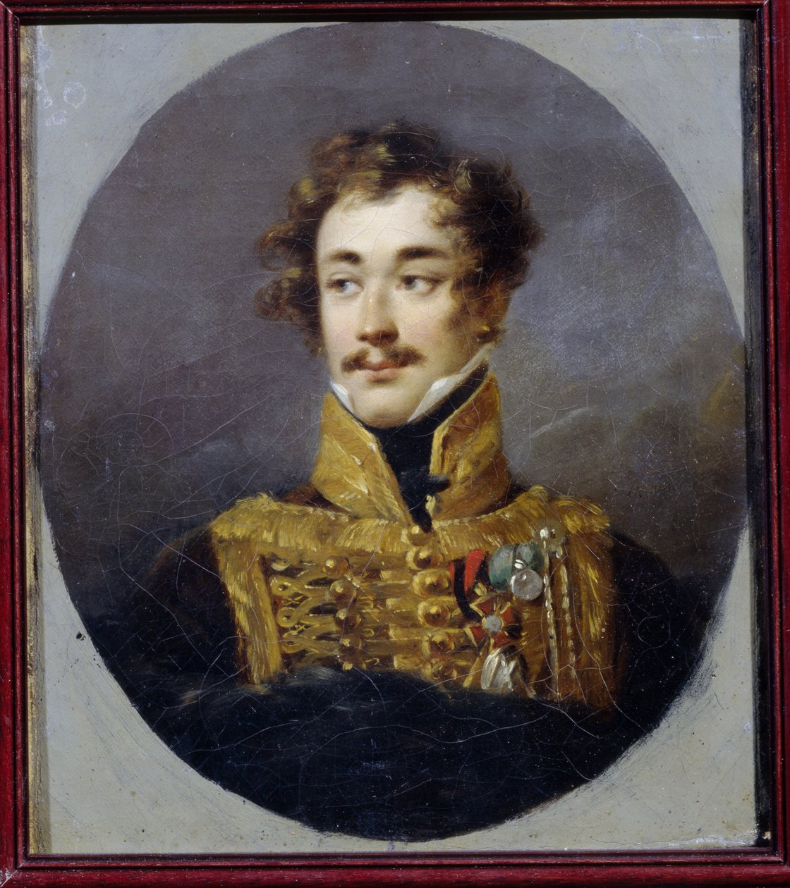 Alekszandr Olszufjev gróf (1790-1853) portréja. (Gróf Alekszandr Olszufjev portréja). Alexander (Alexandre) Molinari (1772-1831) festménye, olaj, vászon alkotó: Alexander Molinari