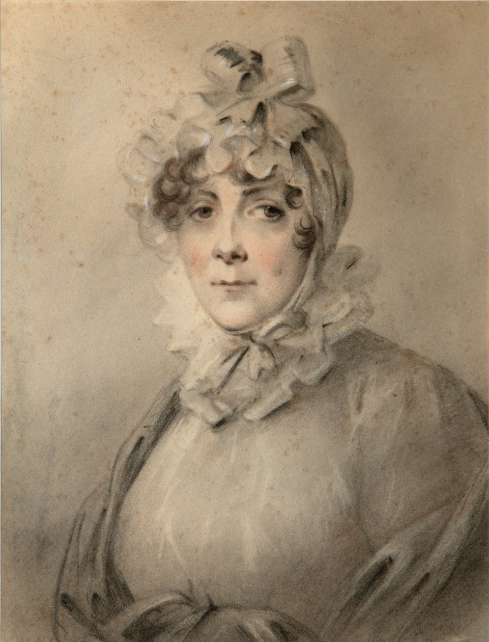 Anasztázia Nyikolajevna Scserbatova grófnő portréja – 1810, szül. Dolgorukova alkotó: Alexander Molinari