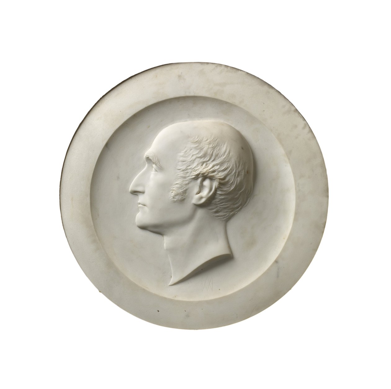 Dr. Henry Wellesley tiszteletes profilportréja, 1856 (carrarai márvány) alkotó: Alexander Munro